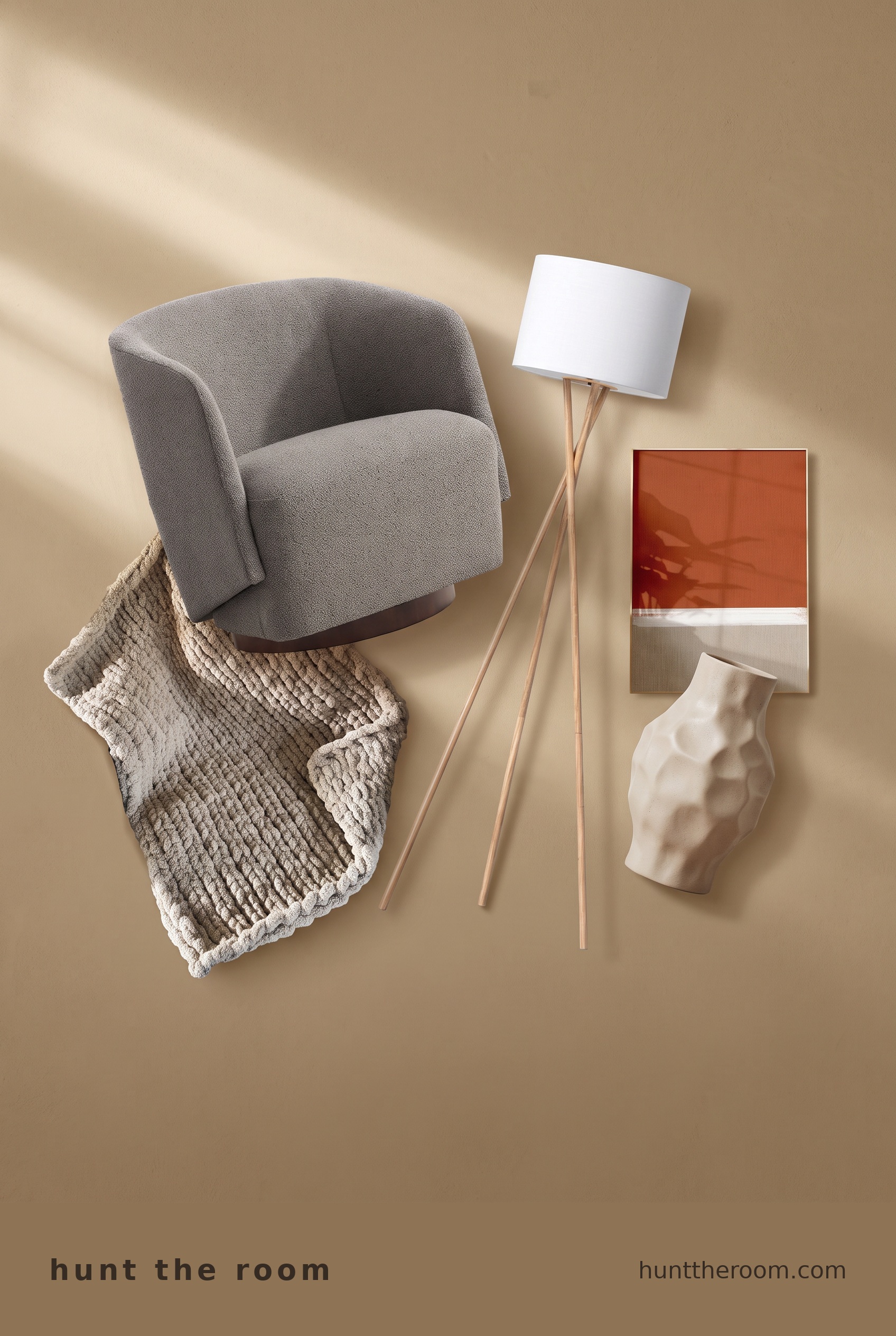 The cozy fall living room edit editorial outfit flat lay